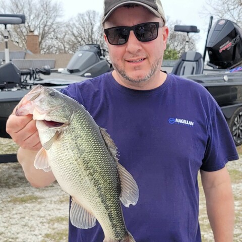 Pete Morrone was 3rd overall with 7.19 lbs.  Here is his 3.12 lb catch on Saturday.
