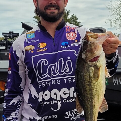 Ben Marsh - Sunday - Big Bass 5.37 lbs.