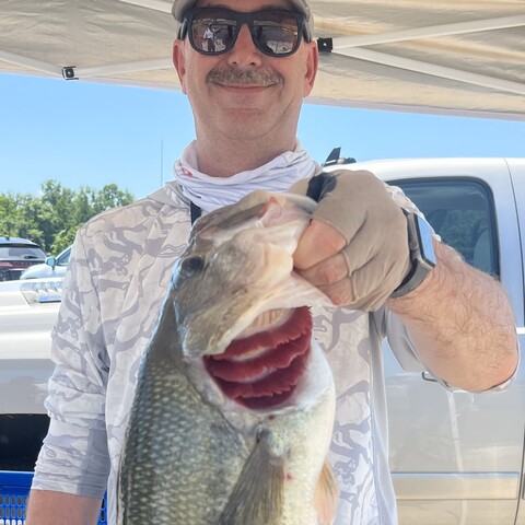 Dave Juda with Big Bass of 5.13 lbs.